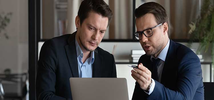 insurance agent reviews policy how to with another agent